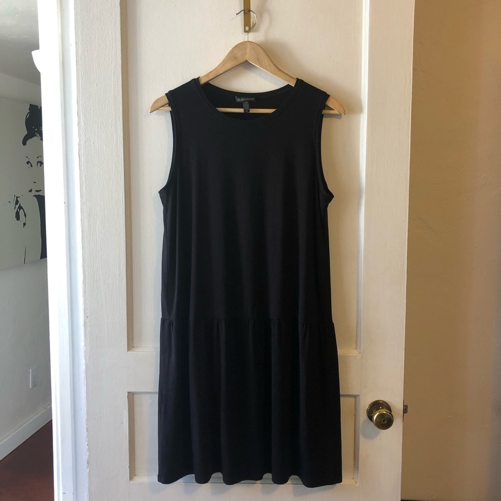 Eileen Fisher Black Mini Dress